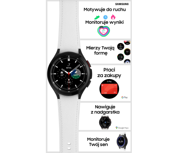 Samsung Galaxy Watch 4 Classic Stainless 42mm Silver LTE - 671344 - zdjęcie 6